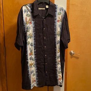 Hawaiian button down shirt XLT